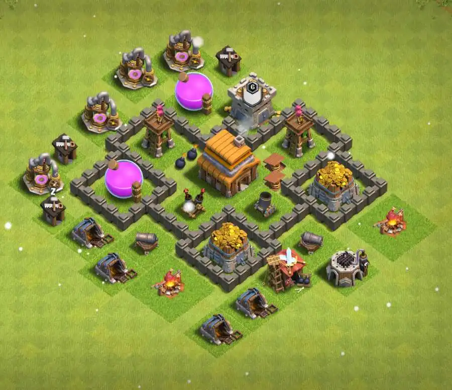 Best-farming-base-townhall-4-base-link