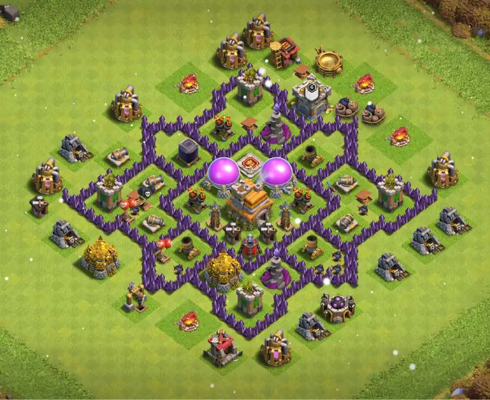town hall 7 trophy push base