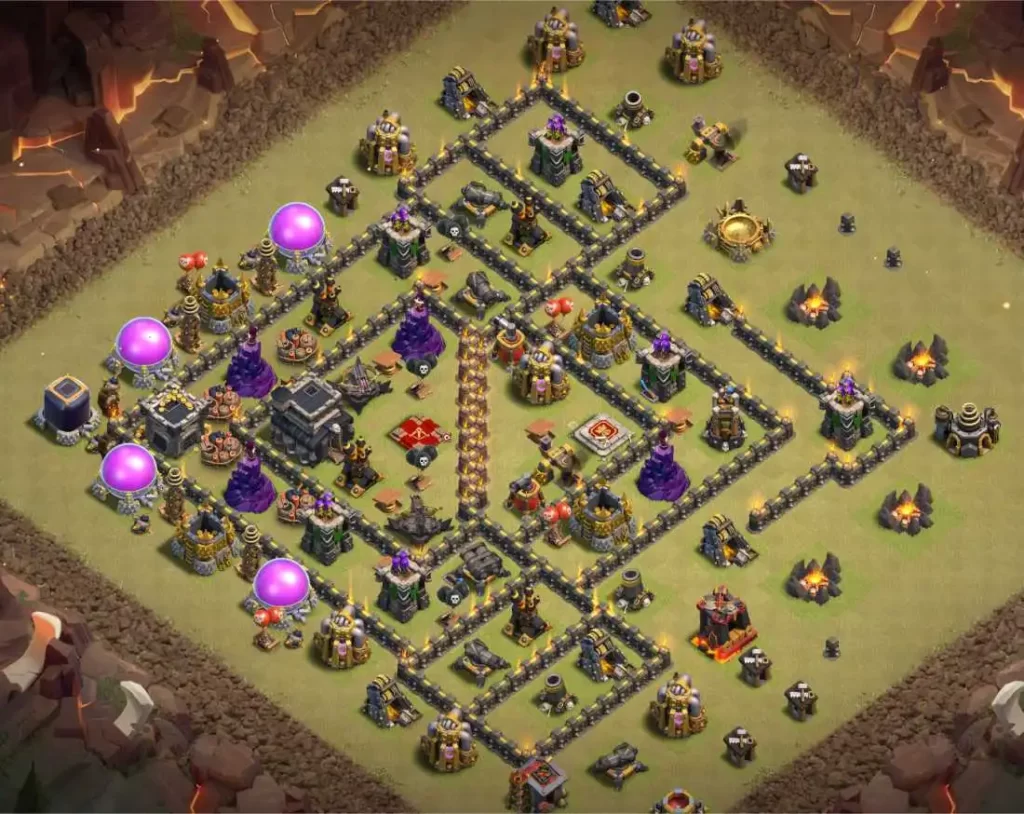 Best-war-base-for-townhall-9-in-clash-of-clans-link