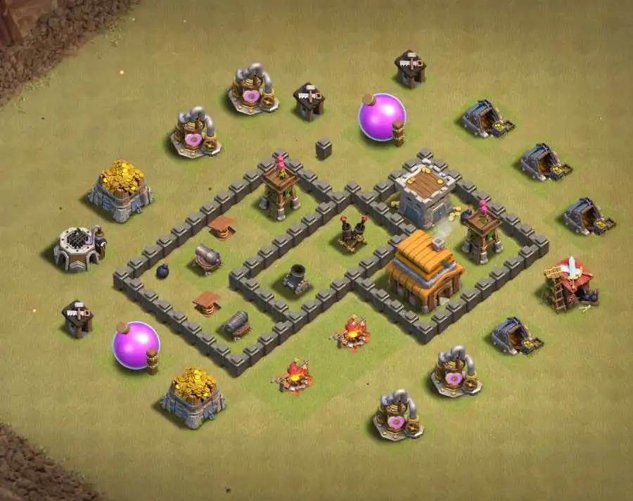 Best-war-base-townhall-4-base-link