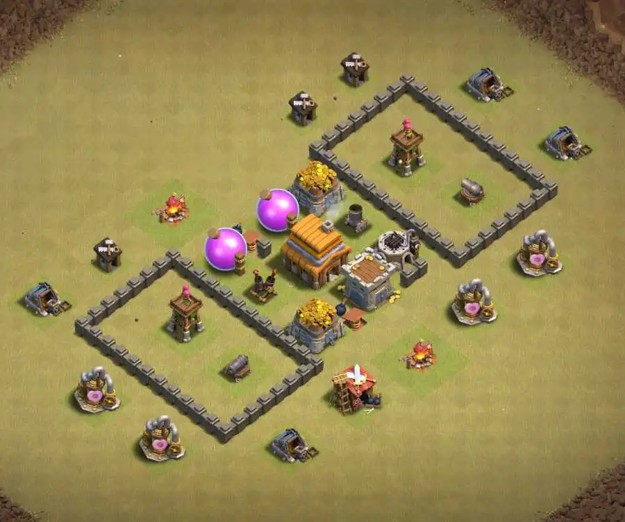 Best-war-base-townhall-4-base-link