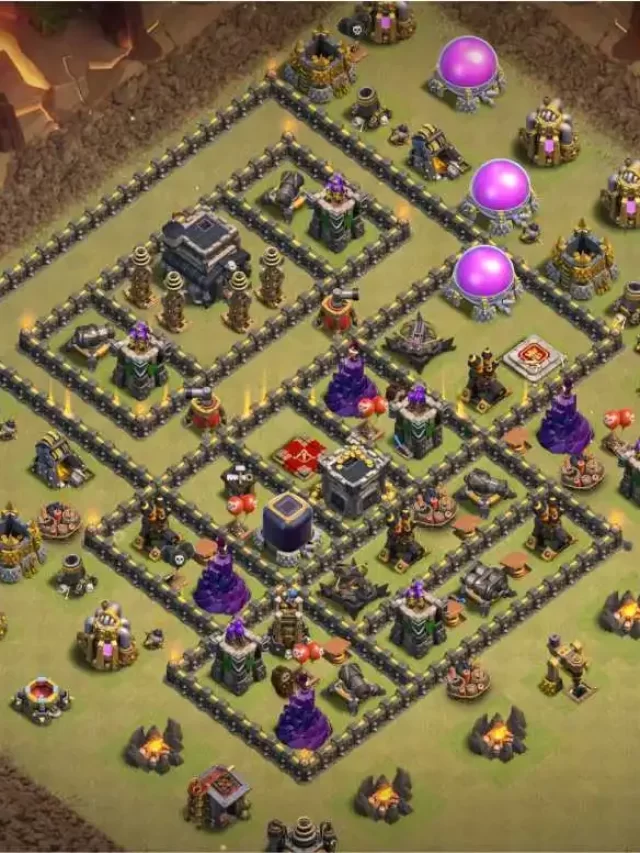Best WAR base for townhall 9 in clash of clans