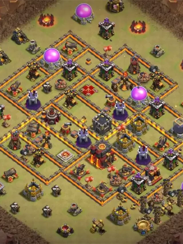 Best WAR base for townhall 10 in clash of clans