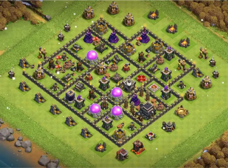 Best Town hall 9 Trophy and Hybrid Base 2023 | th9 trophy and hybrid base link in coc
