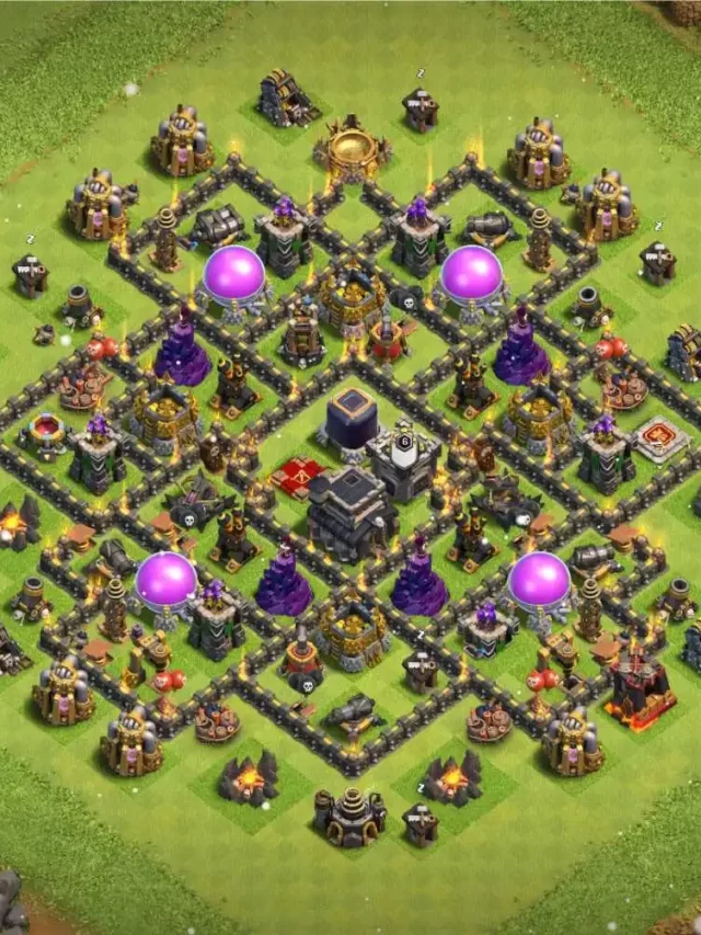 Best FARMING base for townhall 9 in clash of clans