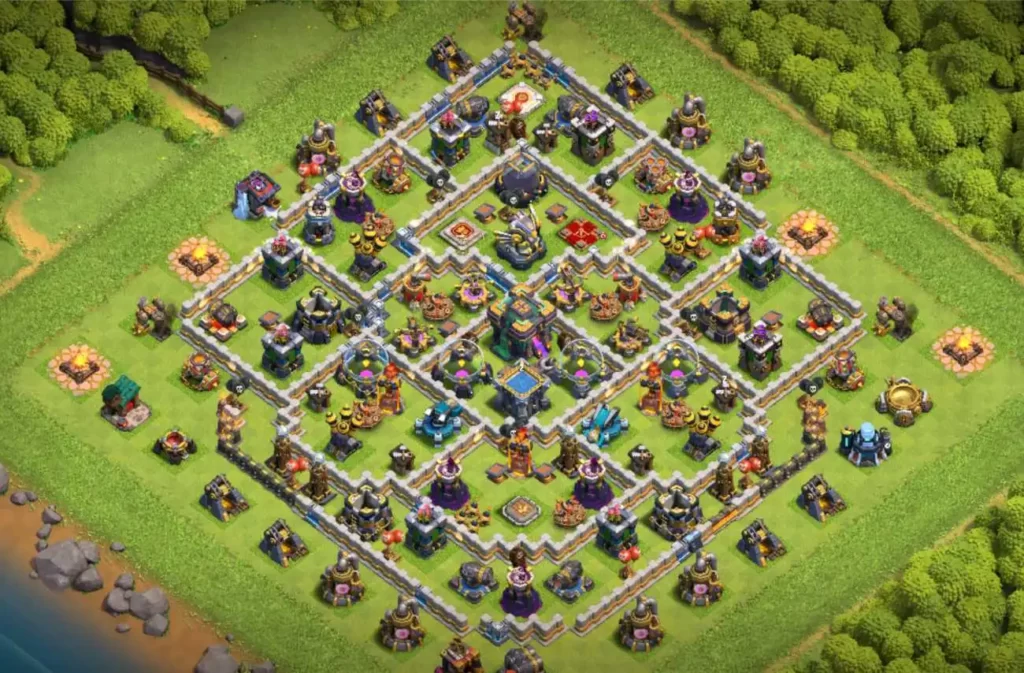 best farming base for townhall 14 in clash of clans