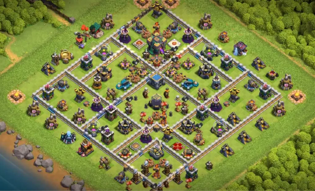 best farming base for townhall 14 in clash of clans