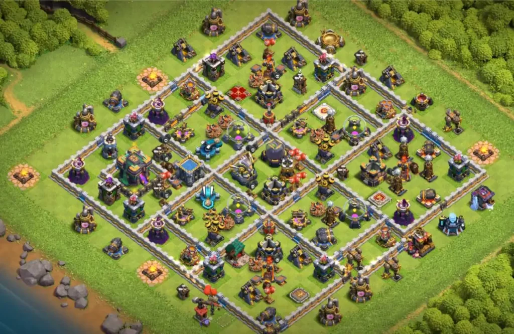 best farming base for townhall 14 in clash of clans