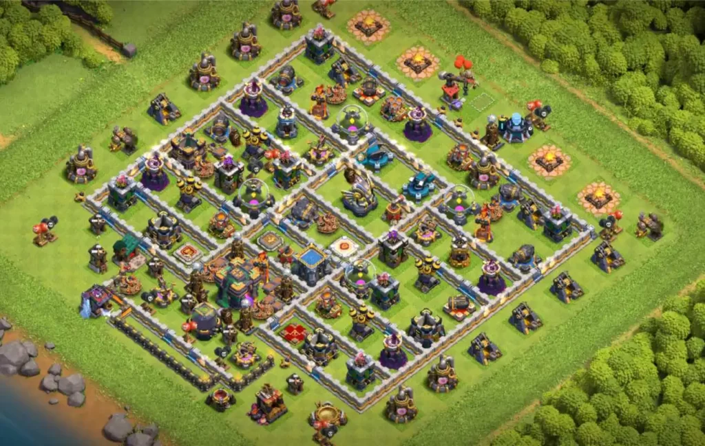 best farming base for townhall 14 in clash of clans