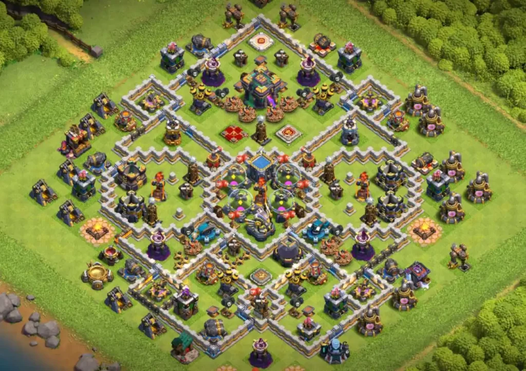 best farming base for townhall 14 in clash of clans