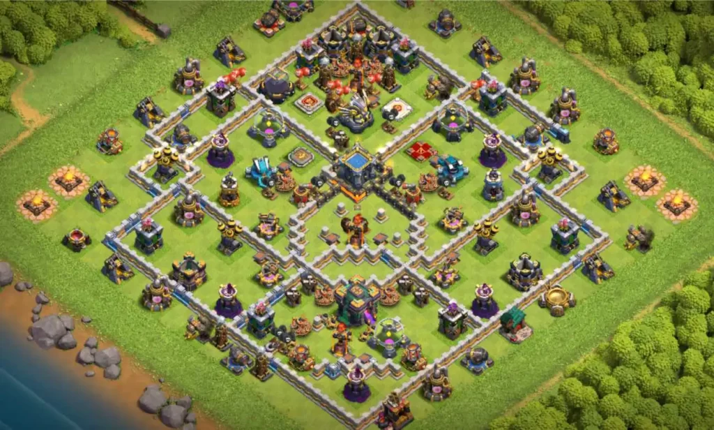 best trophy base for townhall 14 in clash of clans