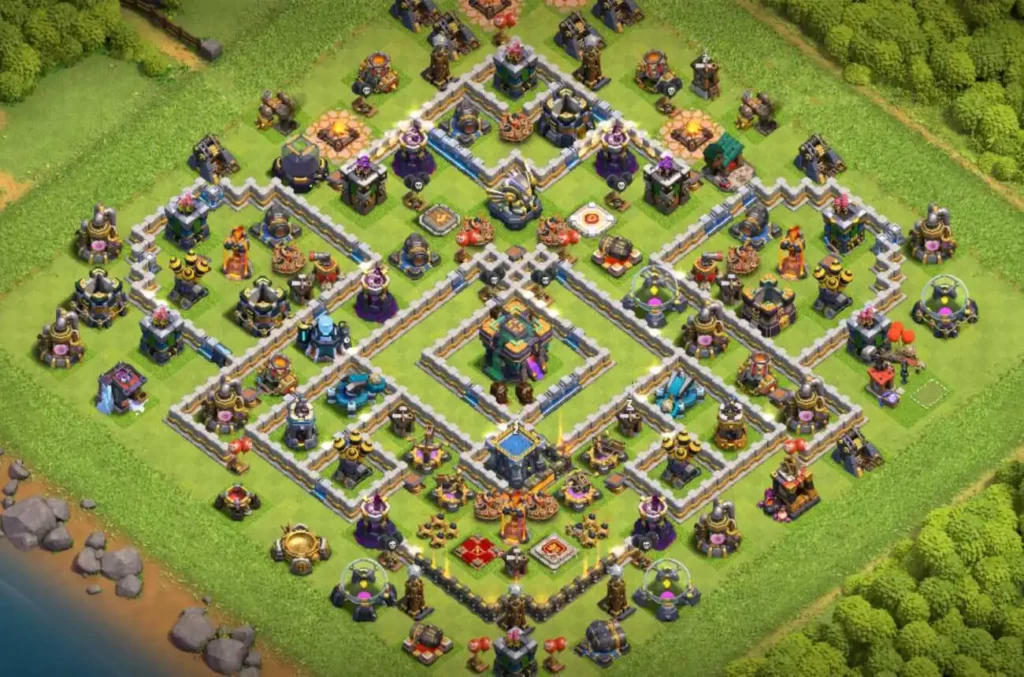 best trophy base for townhall 14 in clash of clans