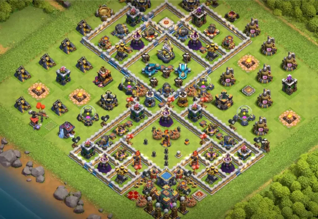 best trophy base for townhall 14 in clash of clans