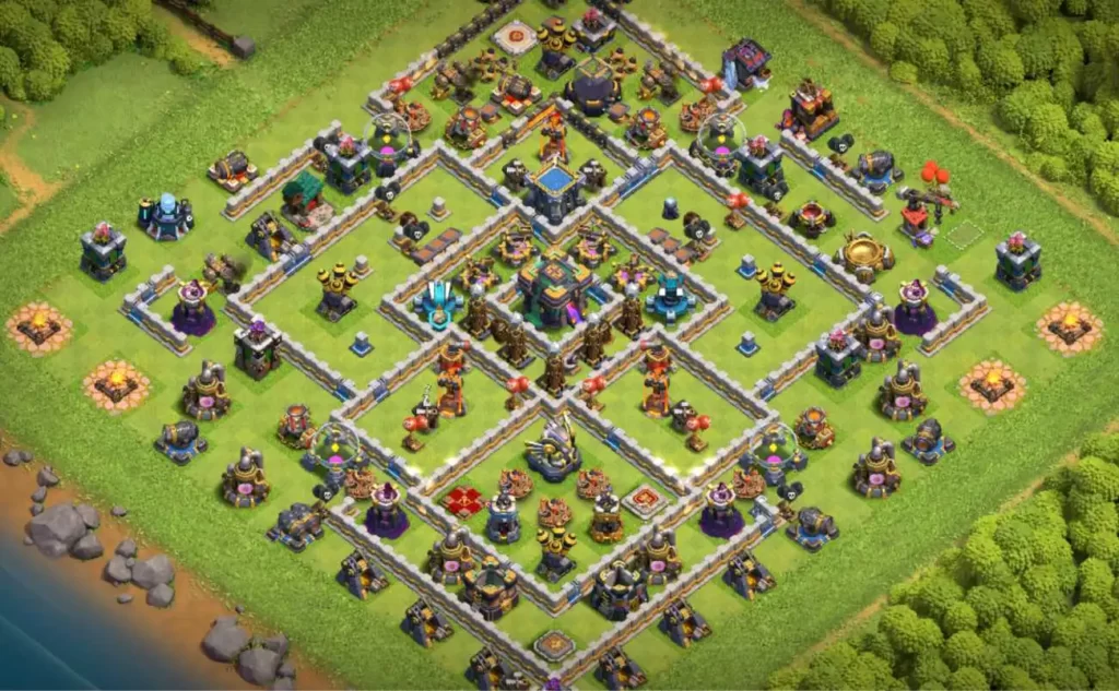 best trophy base for townhall 14 in clash of clans