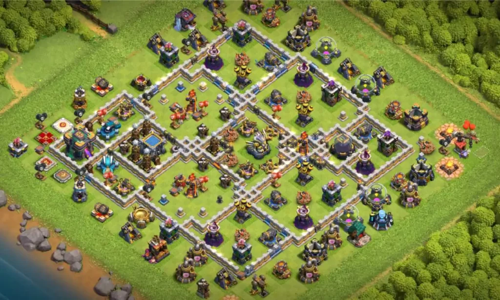 best trophy base for townhall 14 in clash of clans