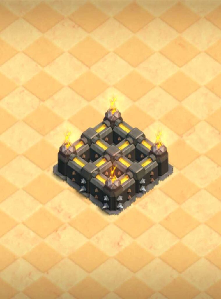 Level 10 Walls in clash of clans