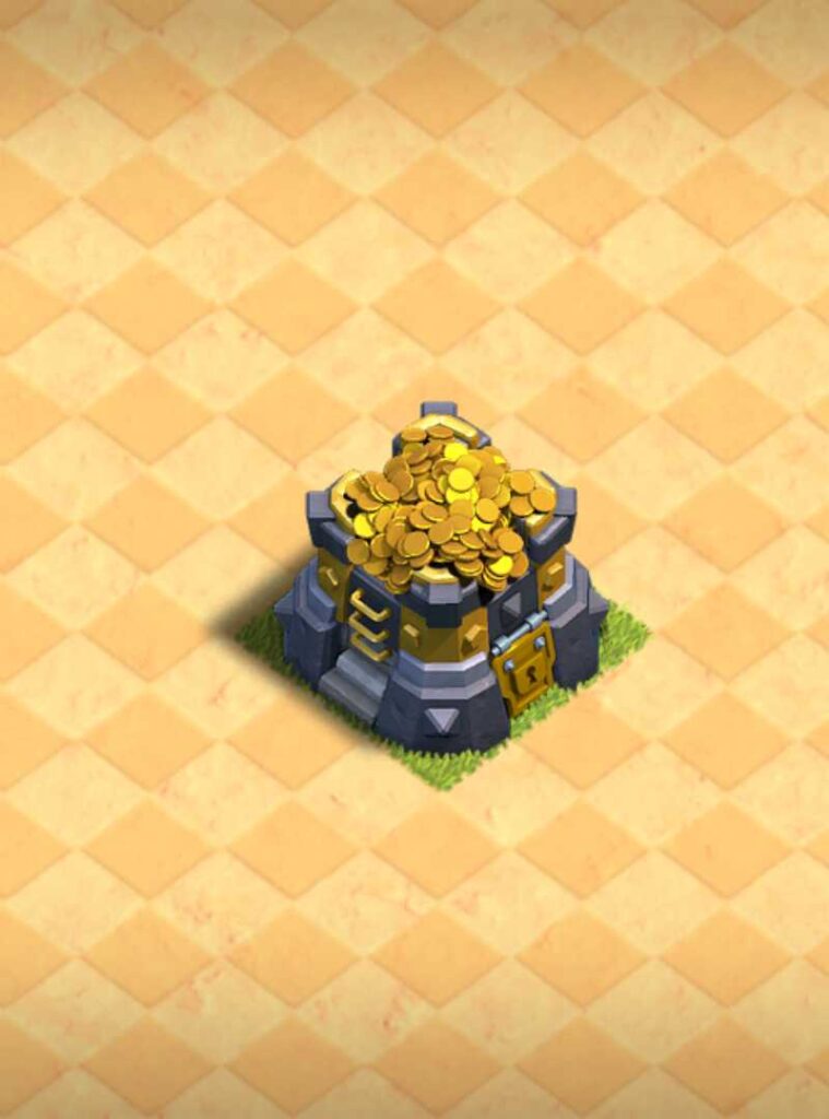 Level 13 Gold Storage in clash of clans