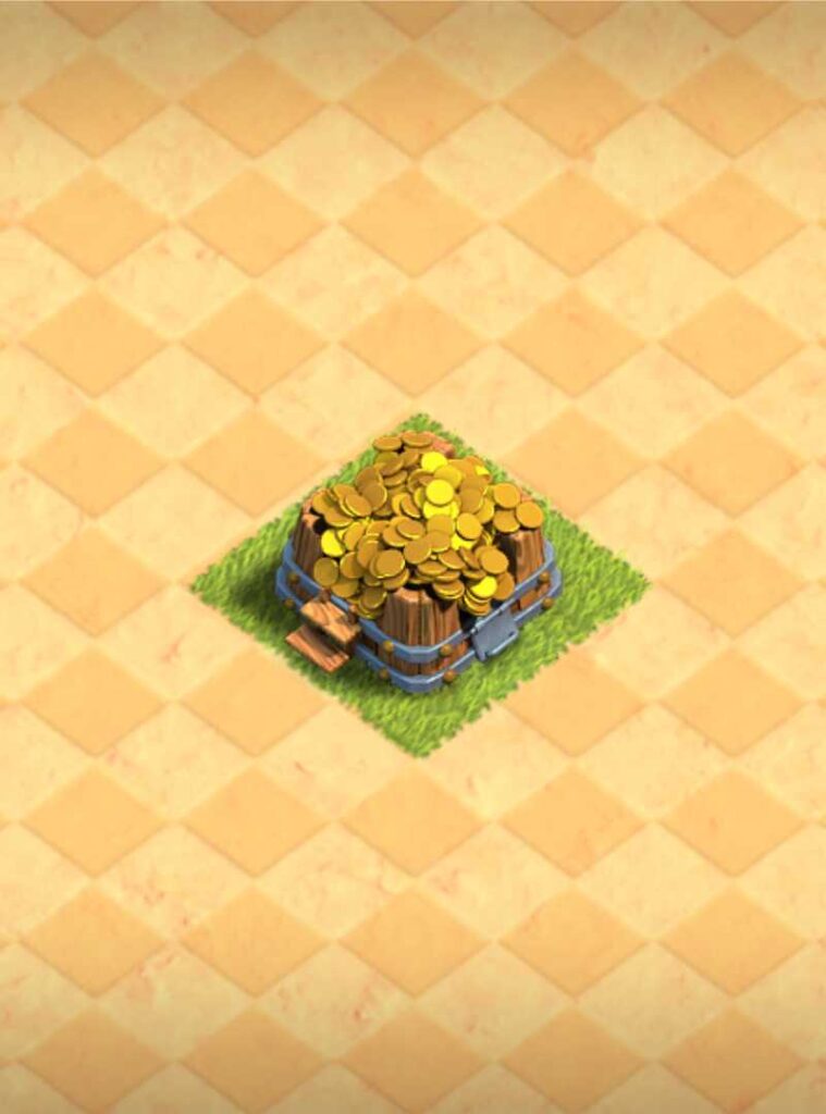 Level 2 Gold Storage in clash of clans