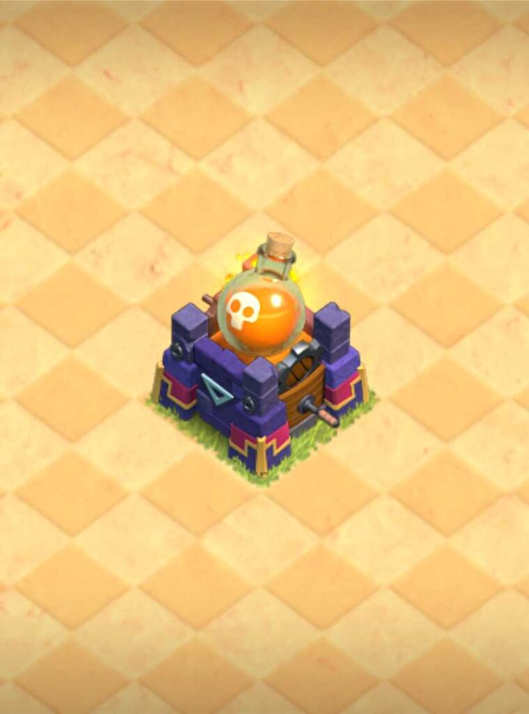 Level 2 Spell tower tower in clash of clans