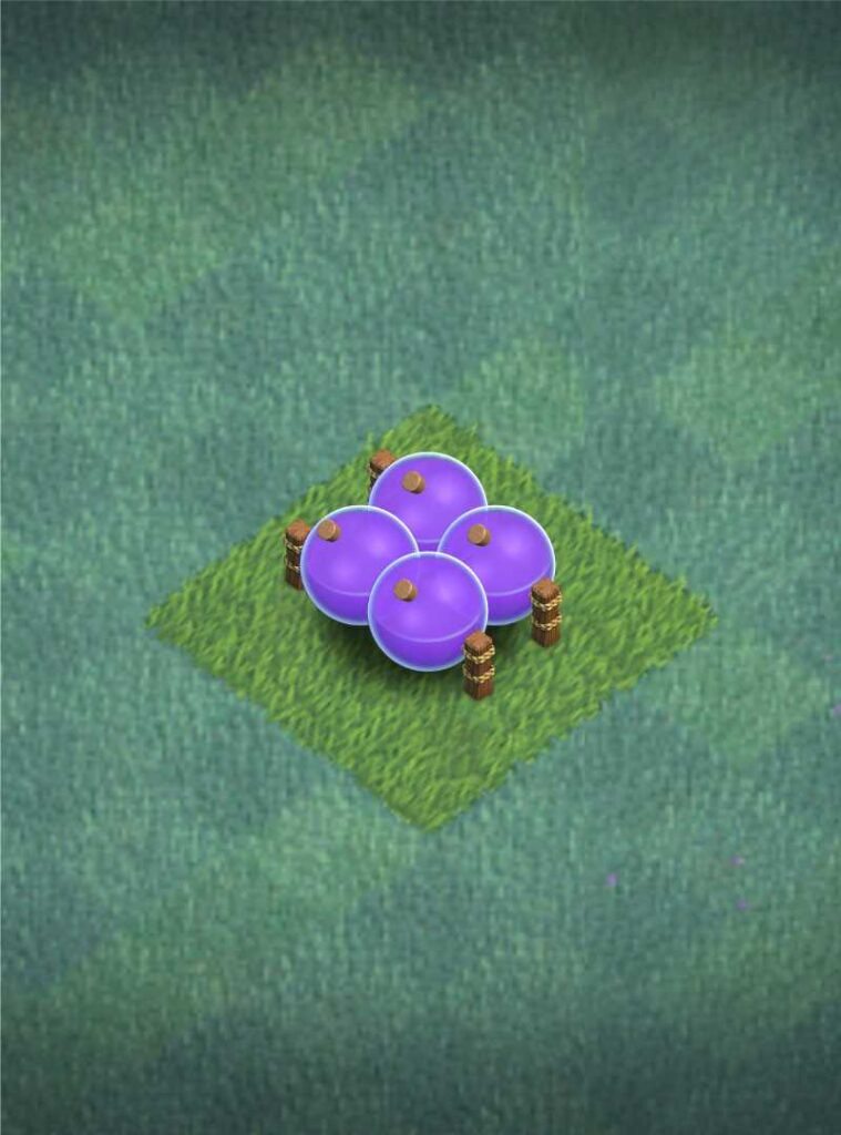 Level 4 Elixir storage in clash of clans