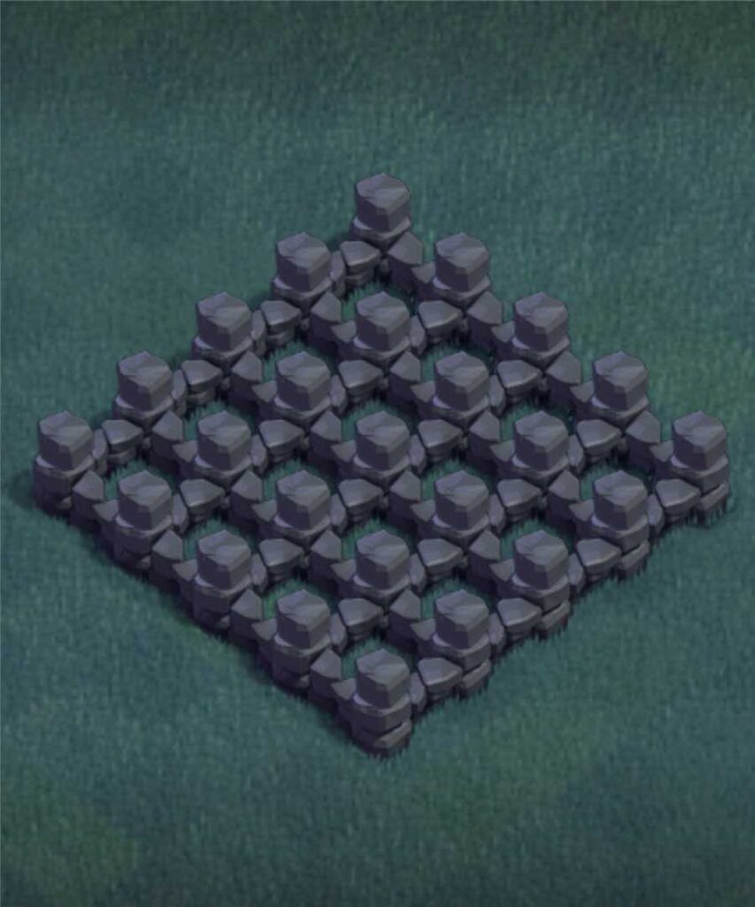 Level 4 Walls in clash of clans