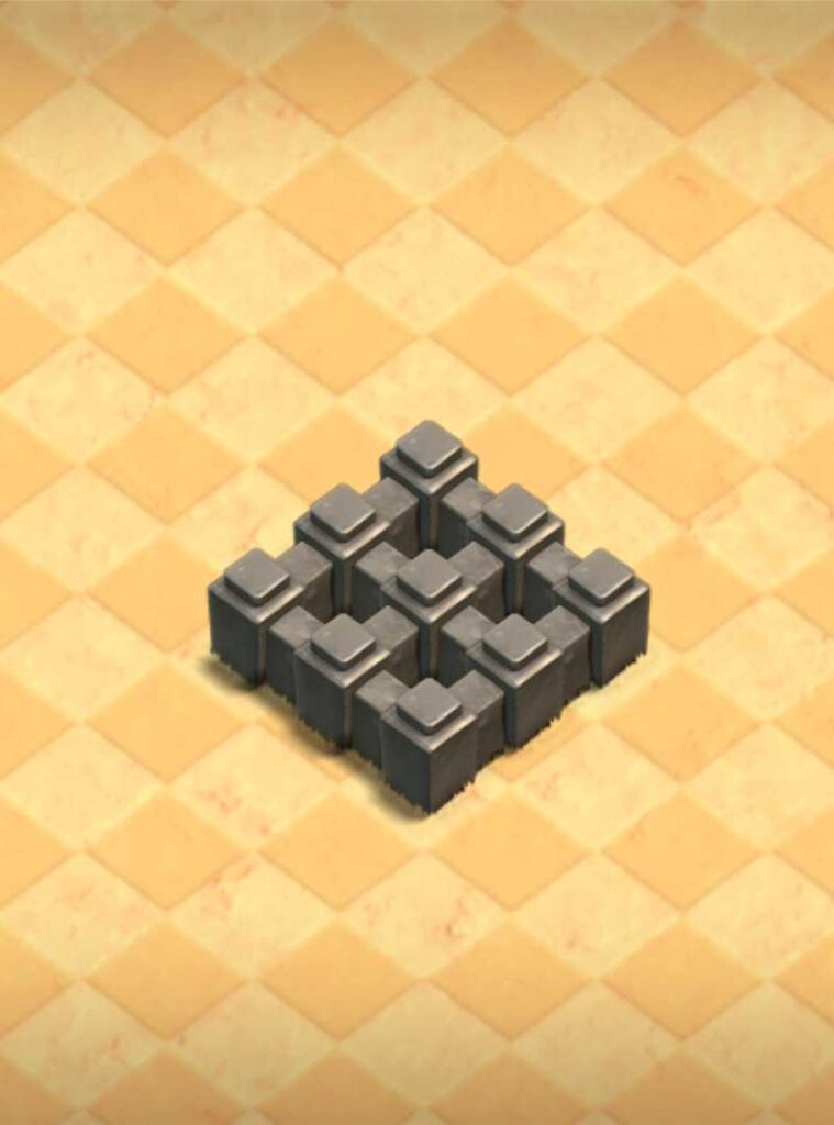 Level 4 Walls in clash of clans