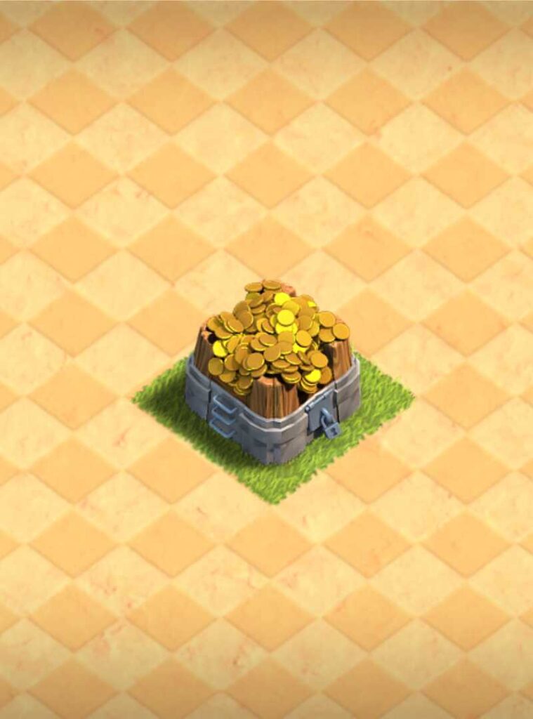 Level 5 Gold Storage in clash of clans