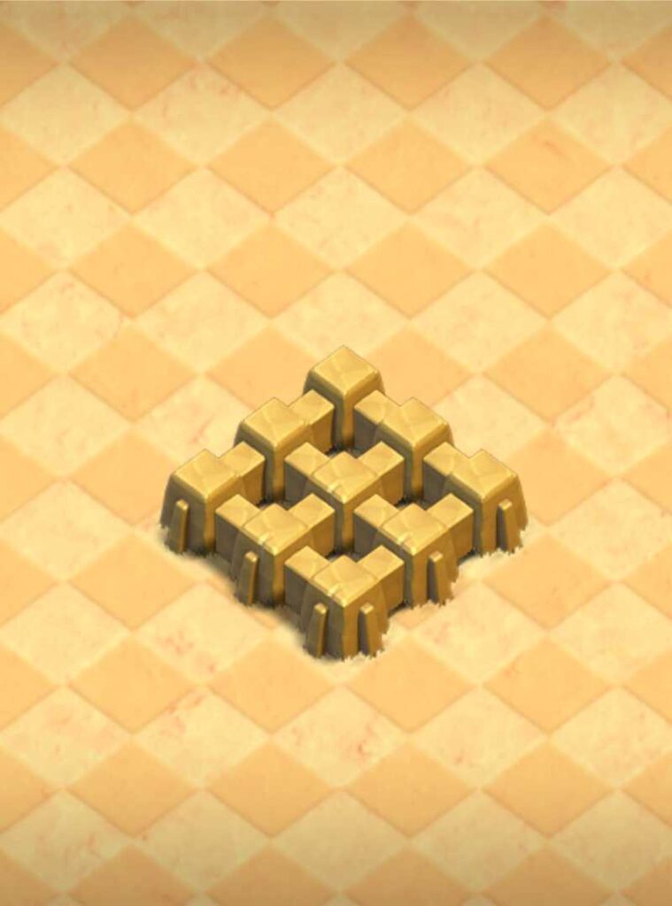 Level 5 Walls in clash of clans