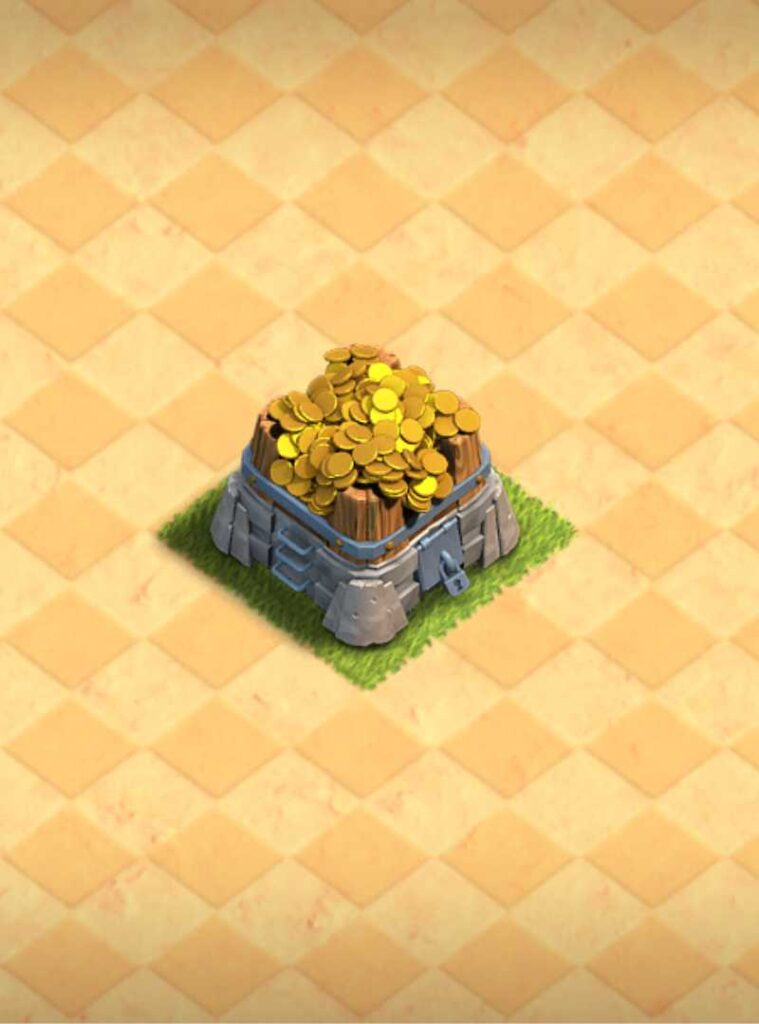 Level 7 Gold Storage in clash of clans