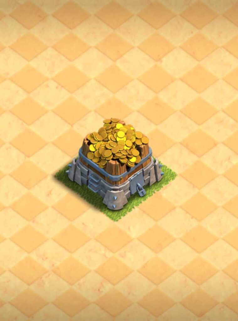 Level 8 Gold Storage in clash of clans