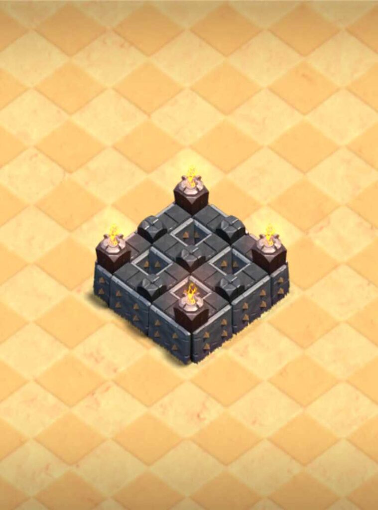 Level 9 Walls in clash of clans