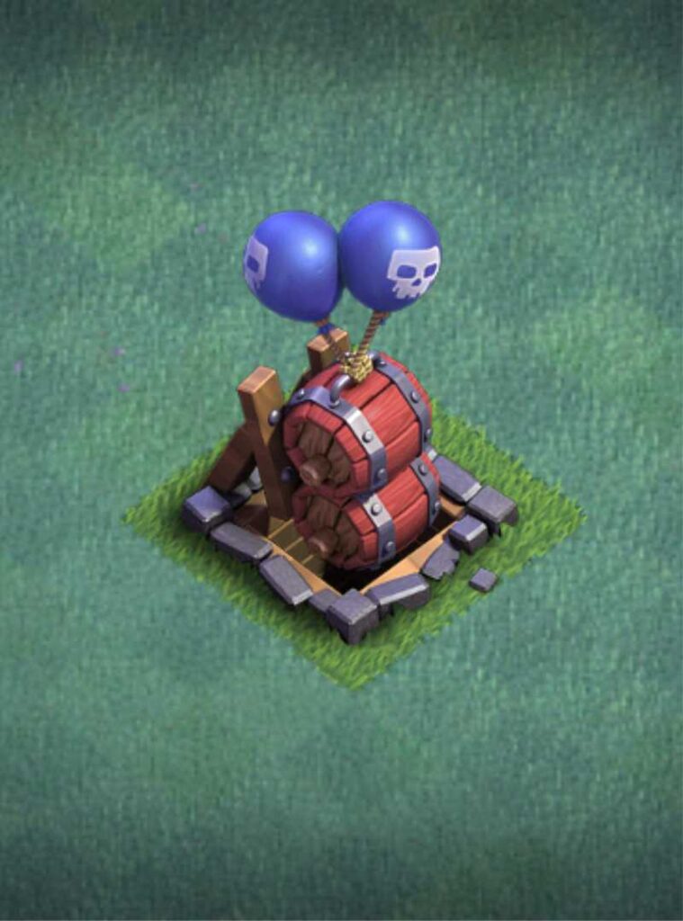 Level 4 Air bombs in clash of clans